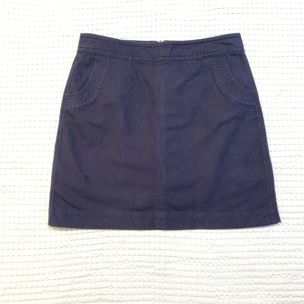 Christopher & Banks blue dot skort size 8